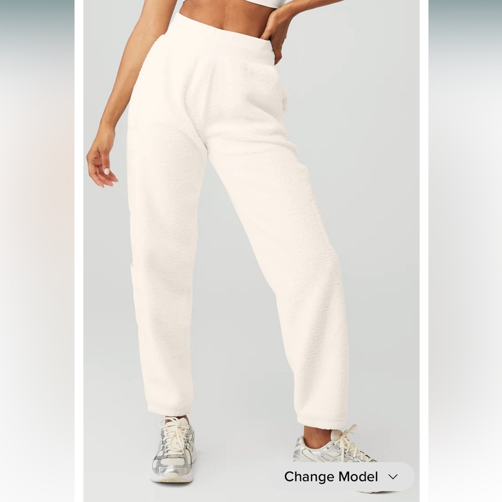 Alo Yoga Micro Sherpa High Waist Solstice Sweatpant